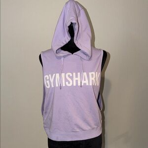 Gymshark Lavender Sleeveless Hoodie